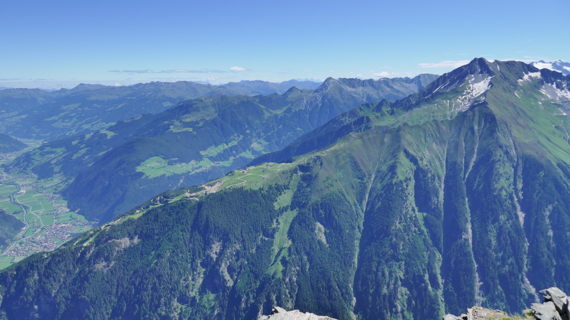 Ahornspitze, Zillerkamm und Kitzbüheler Alpen