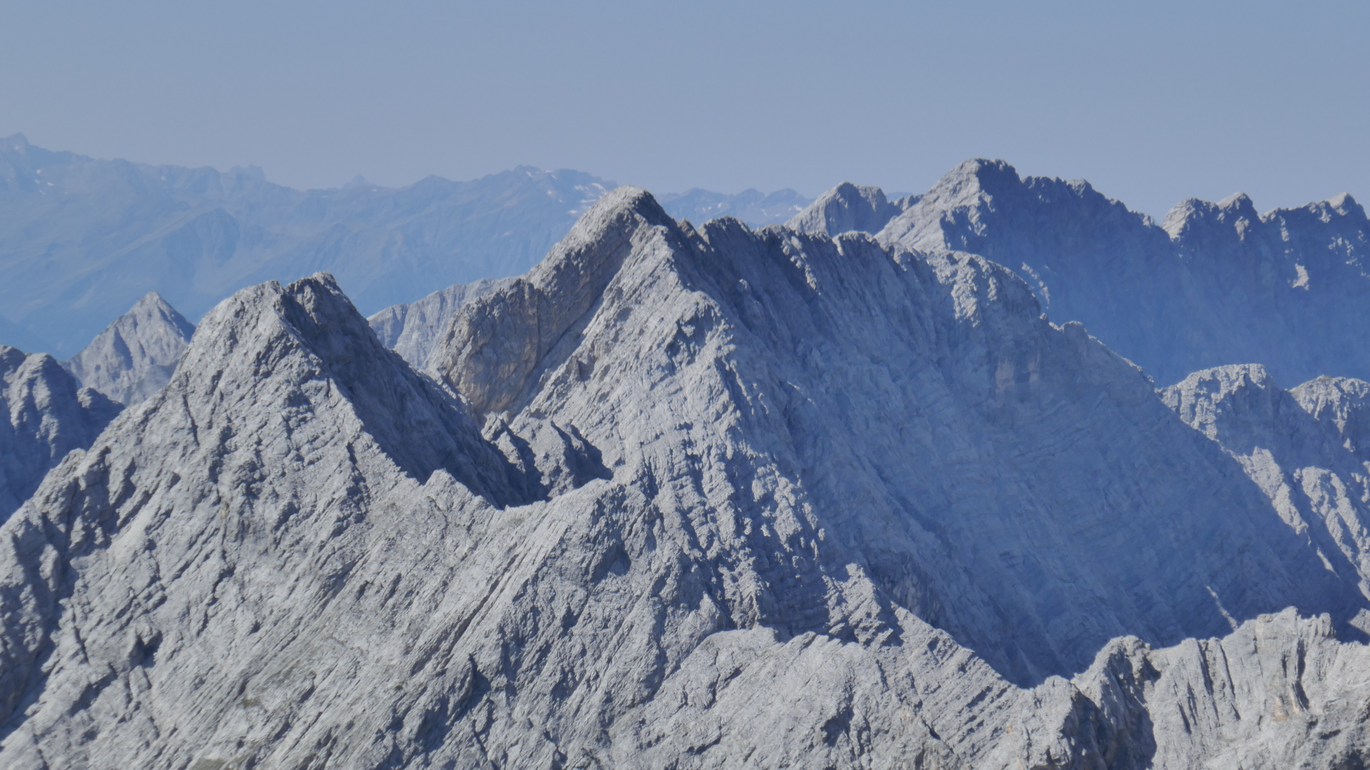 Hochkanzel und Brantlspitze, rechts hinten Lafatscher