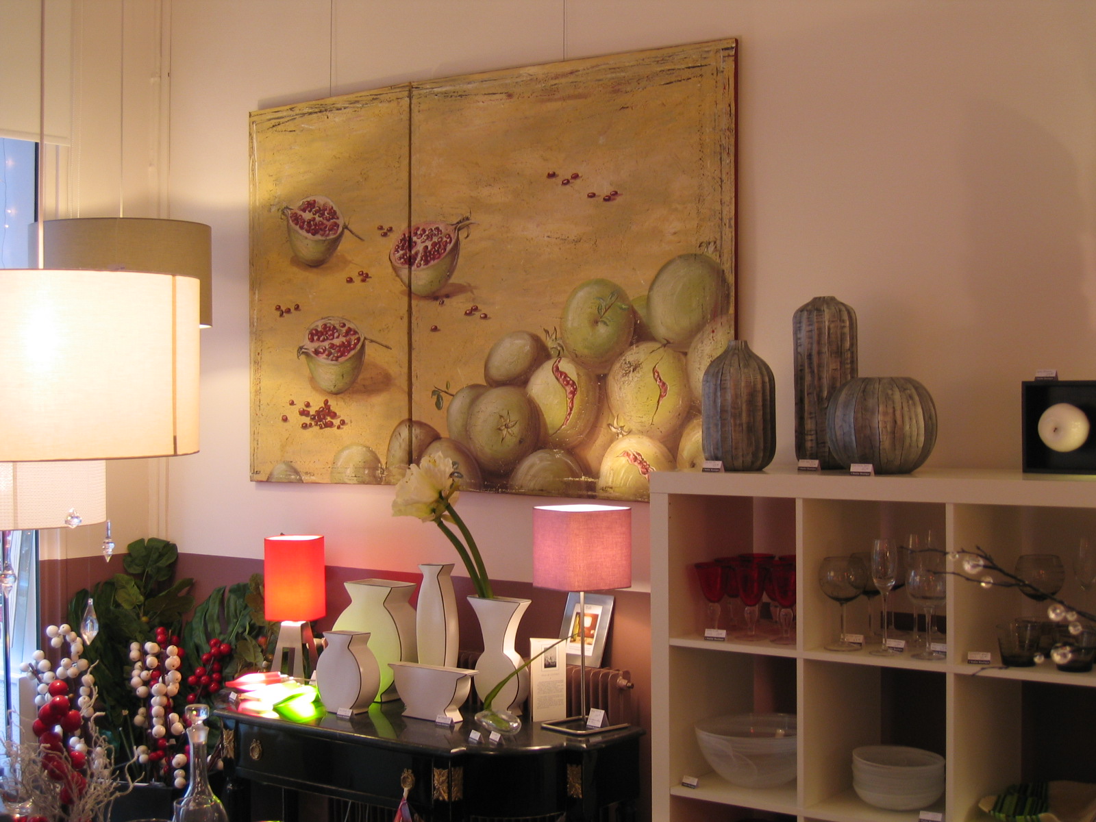 Exposition dans une boutique à Lyon 2010