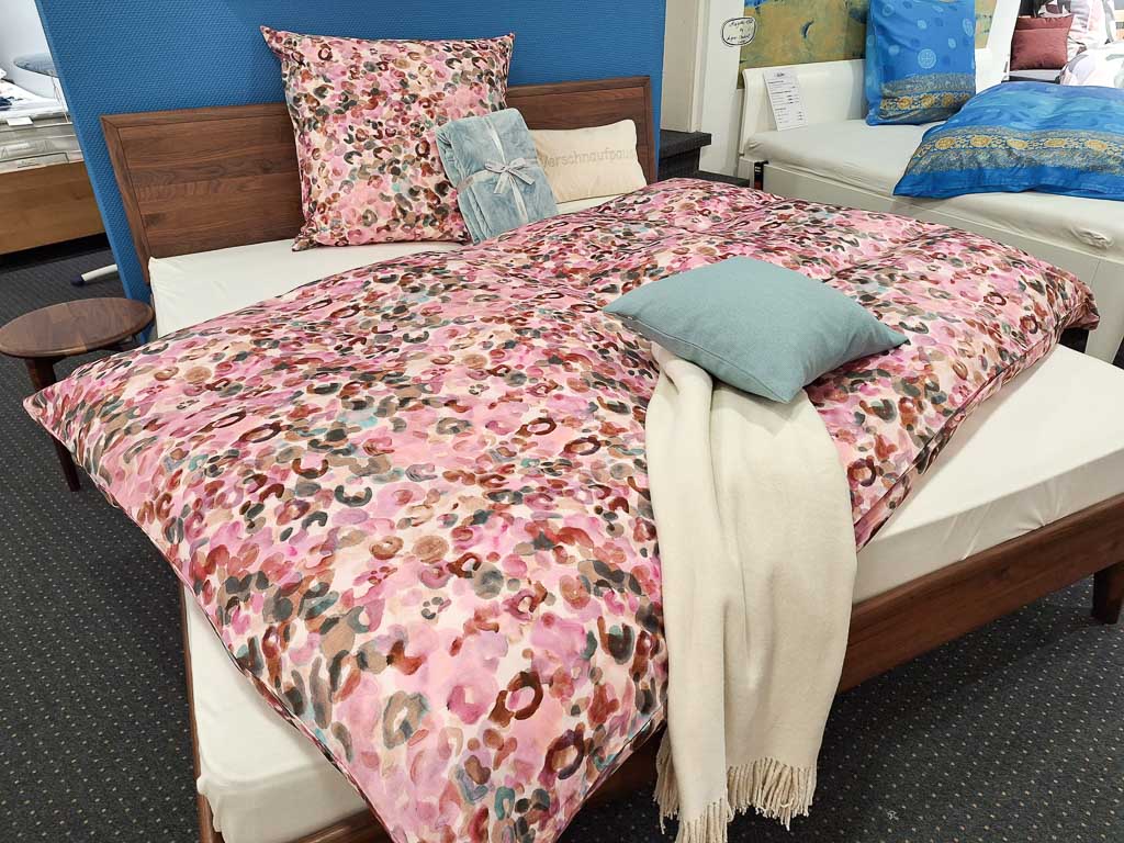 Bettwäsche Satin, Janine, hochwertiger Mako Satin, 135 x 200 cm; 89,95 €