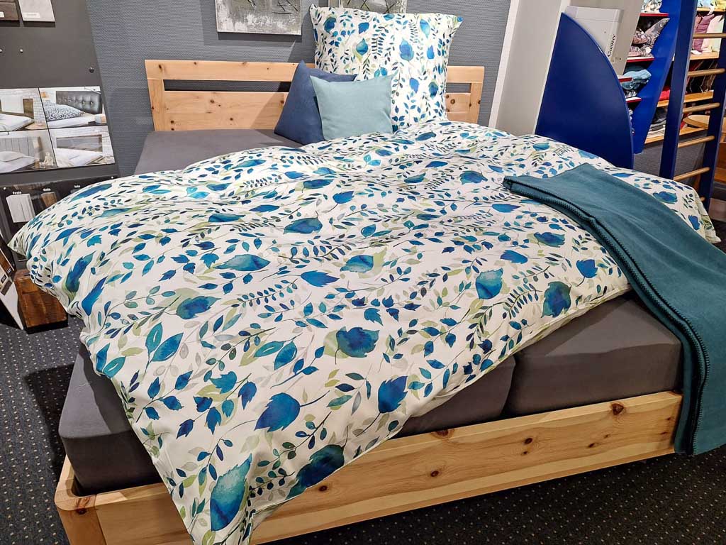 Bettwäsche Satin, Estella, hochwertiger Mako Satin, 135x200 cm; 99,95 €