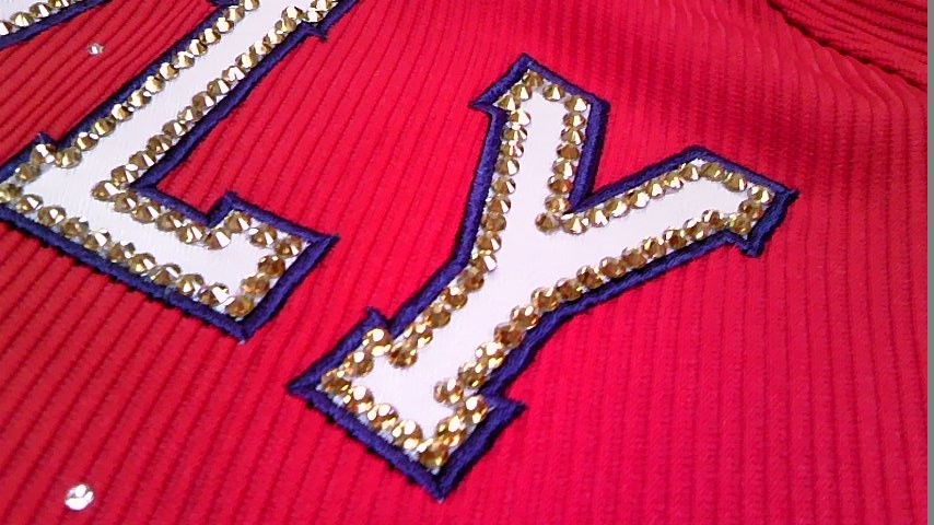 クリスタルラインストーン/スワロフスキー社 - プロ野球ユニフォーム