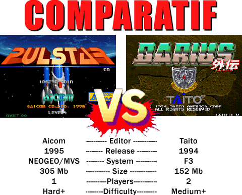 Pulstar VS Darius Gaiden