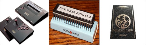 Neo Geo + Sticks + Unibios 3.0 + Memory Card = la perfection!