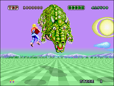 Space Harrier - Sega - 1985