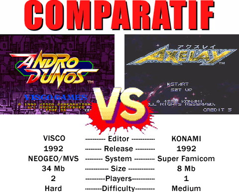 Andro Dunos VS Axelay