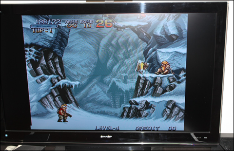 Avec un upscaler, l'image sur LCD est de bonne qualité.