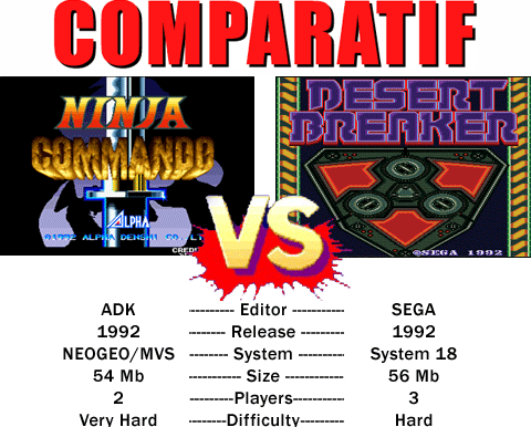 Ninja Commando VS Desert Breaker