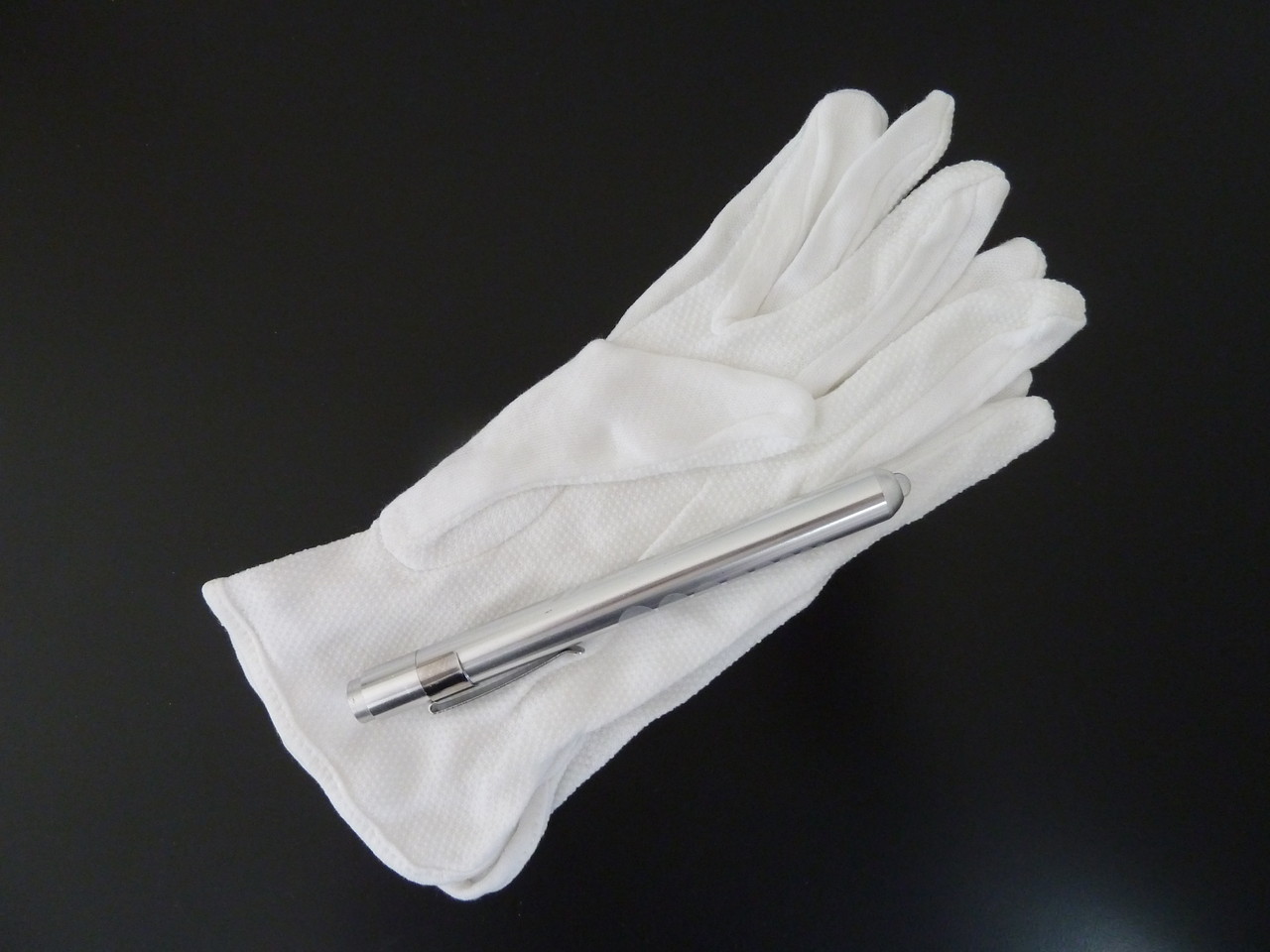 Gants nylon blanc homme décors maçonniques - Librairie Savoir-Être