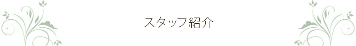 スタッフ紹介