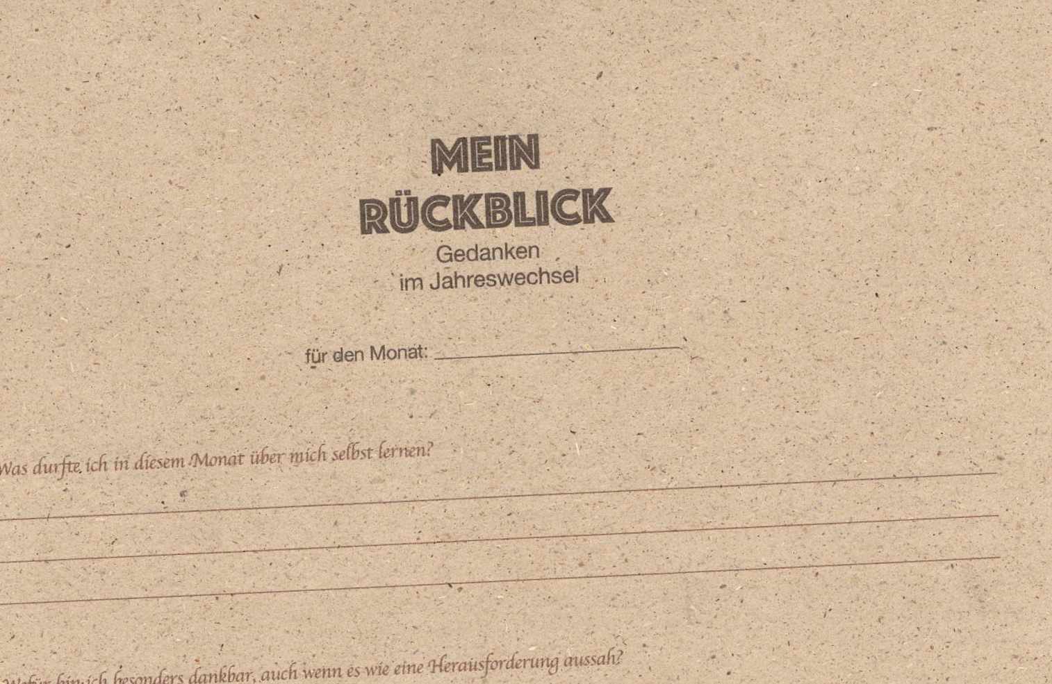Mein Rückblick. Meine Gedanken vor dem Jahreswechsel in der besinnlichen Zeit - Sperrnächte und Dunkelzeit bewusst nutzen