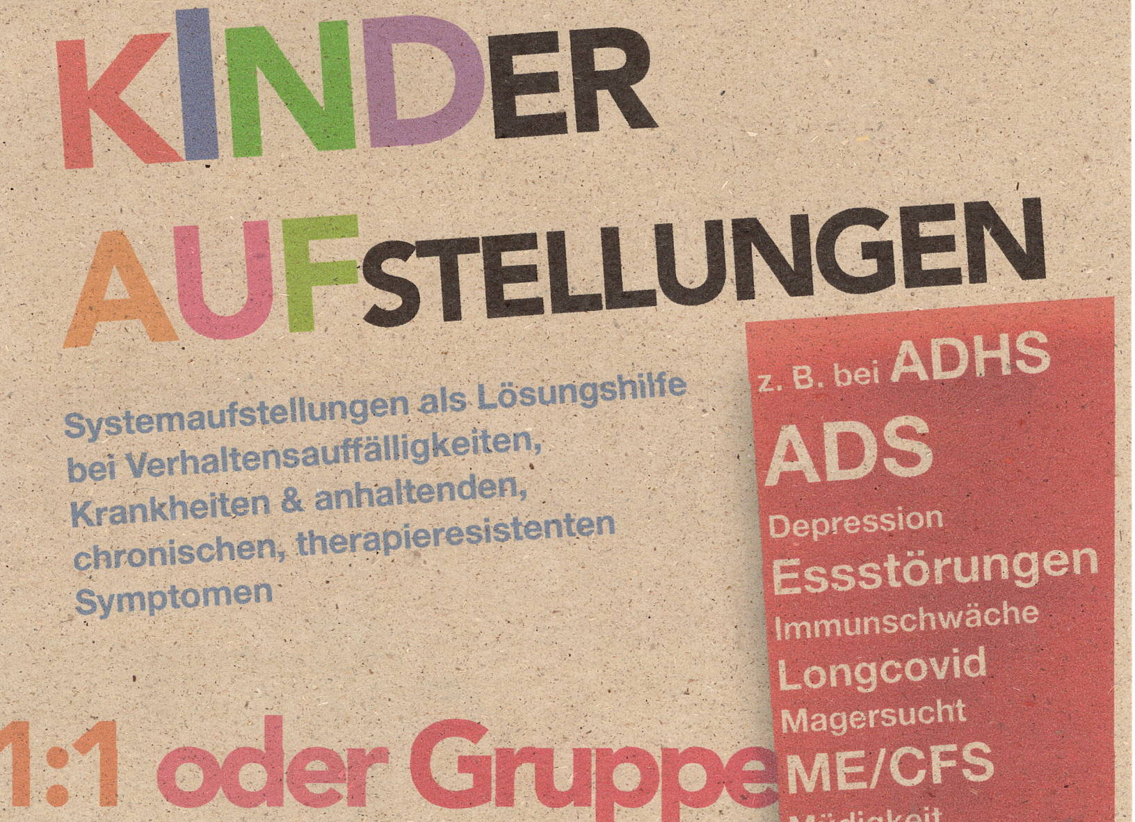 Kinder- & Jugendaufstellungen als Systemische Therapie