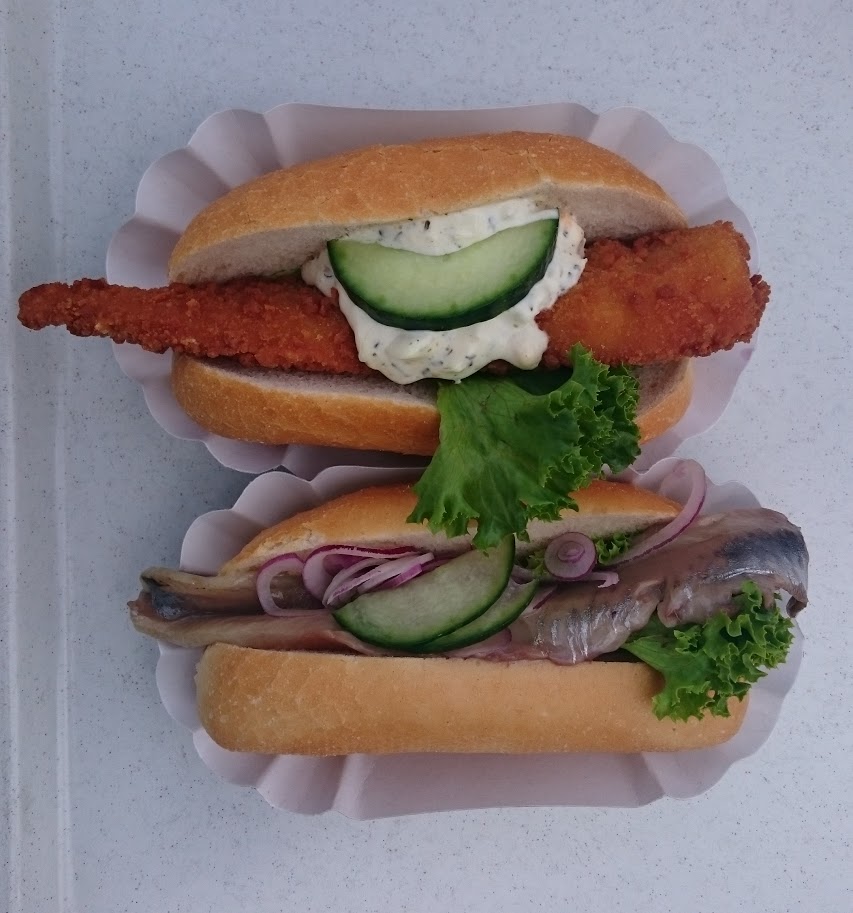 Tag des Fischbrötchens in Glücksstadt. Da sind wir natürlich dabei.