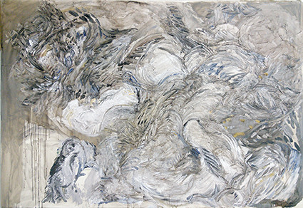 スフィンクスと出会う/meeting with the sphinx　oil on canvas 1620×1120mm