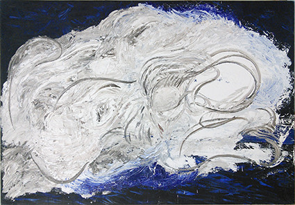 highway night　oil on canvas 1620×1120mm