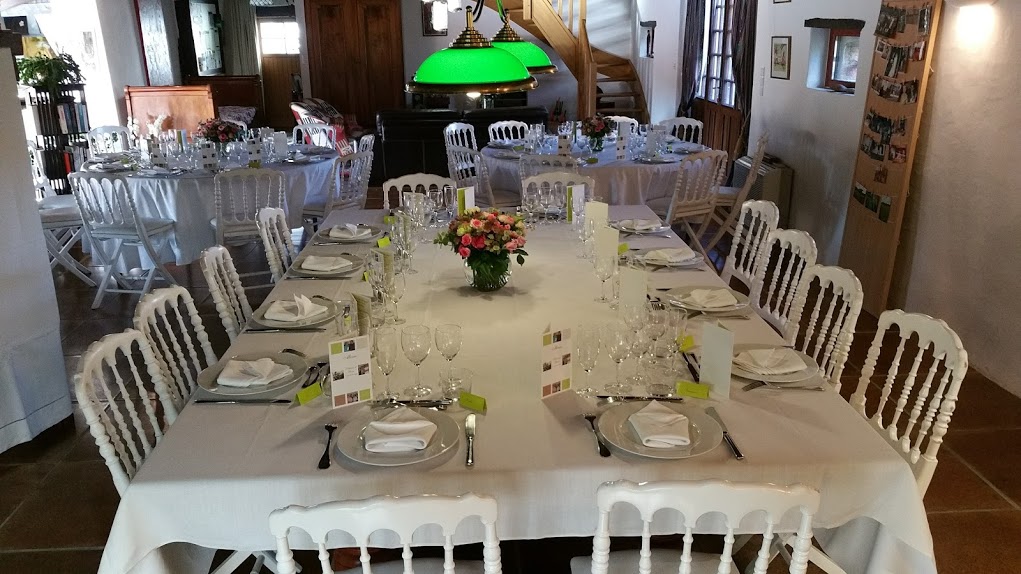 Domaine de Millox, table des mariés