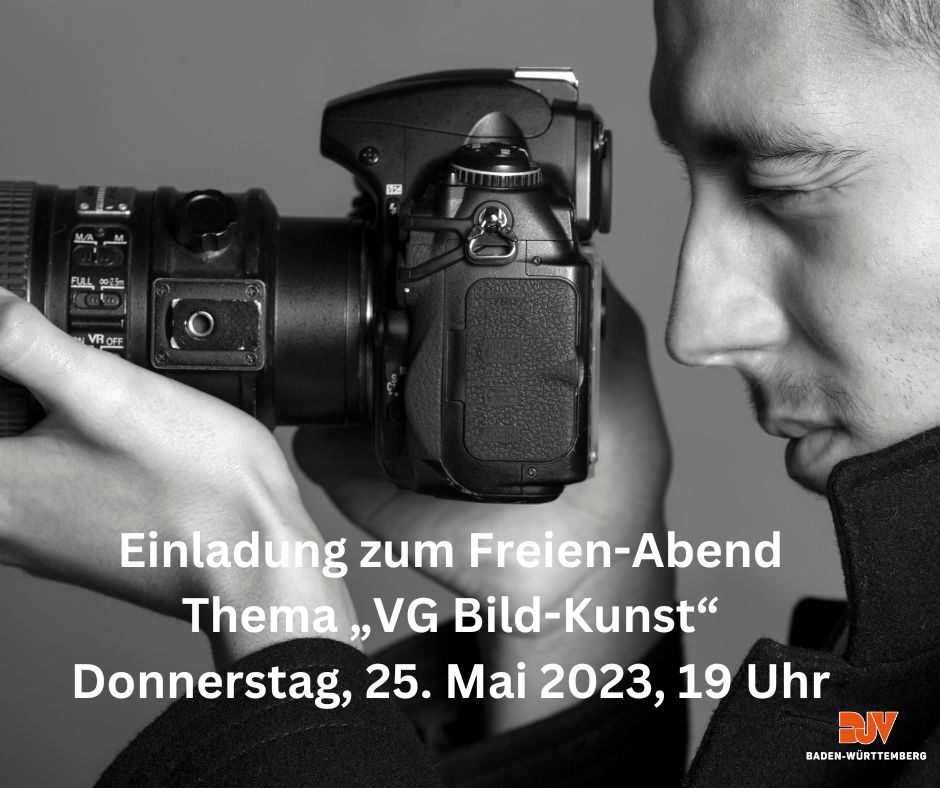 Freien-Abend am 25. Mai 2023 zum Thema "VG Bild-Kunst"