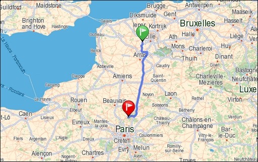 Fromelles (59) - Chantilly (60)