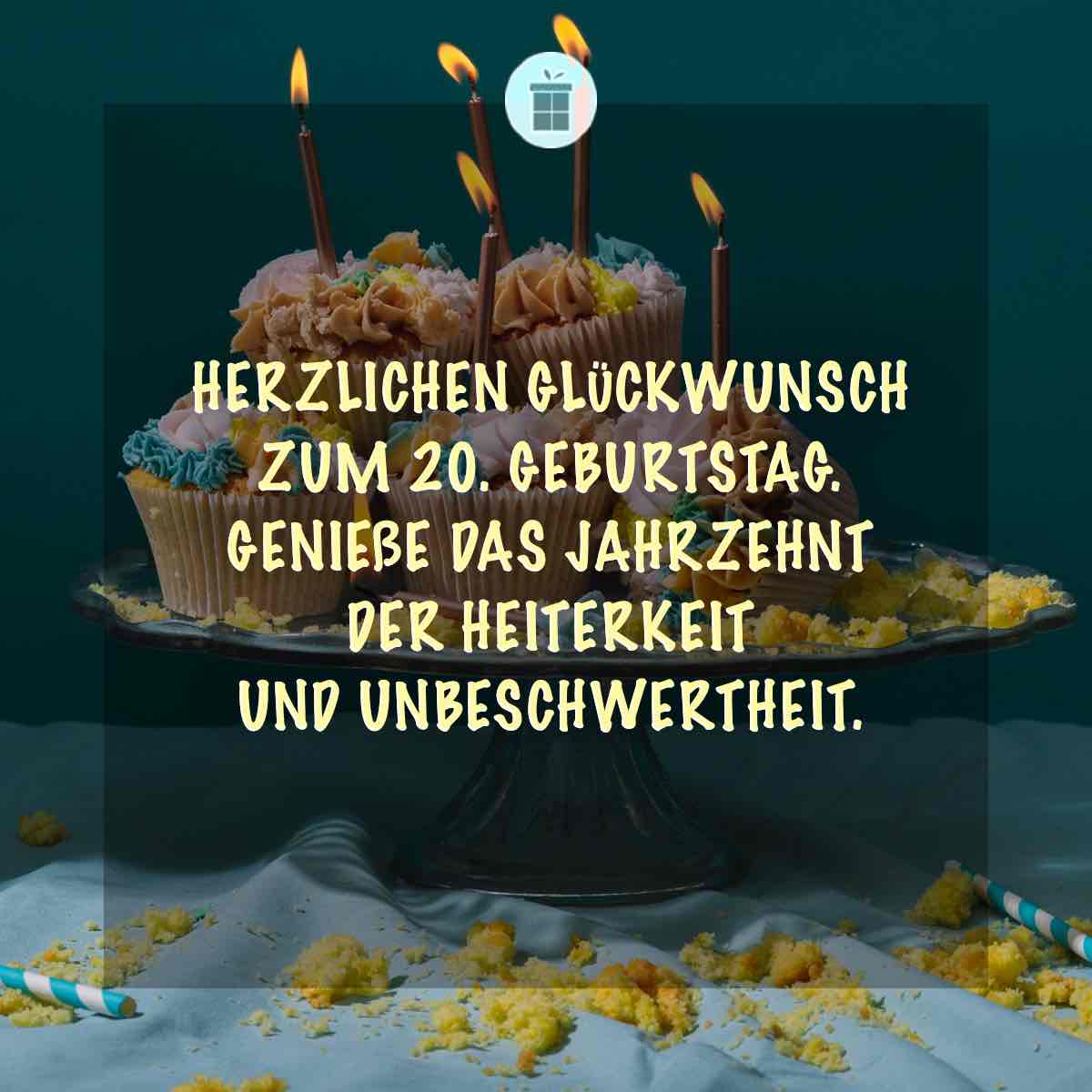 Kreative Glückwünsche zum 20. Geburtstag ️ - GZG