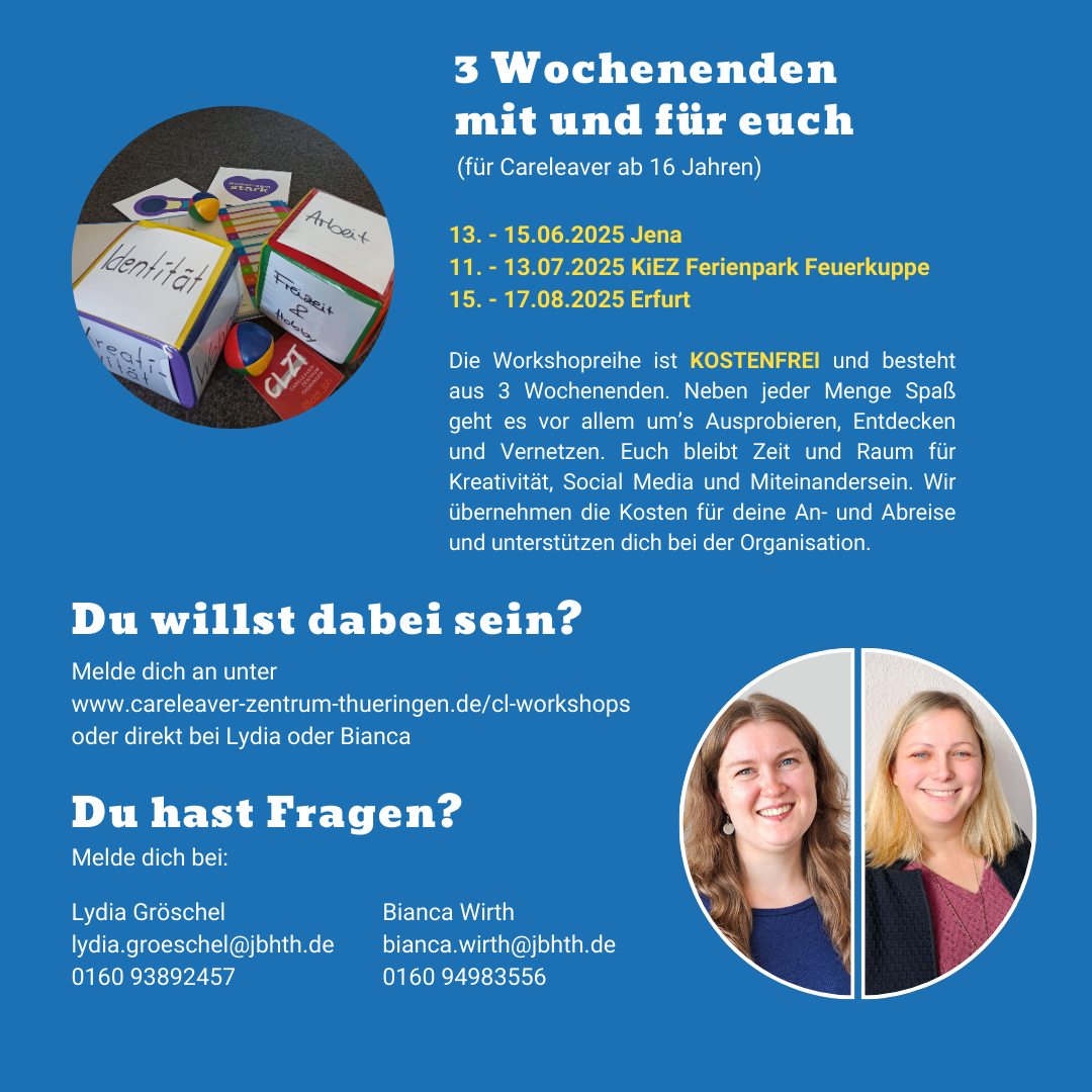 Careleaver-Workshop-Reihe 2025