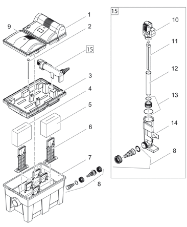 Alle Ersatzteile Biosmart 14000 Biosmart 16000 Uvc Teich24 Eu