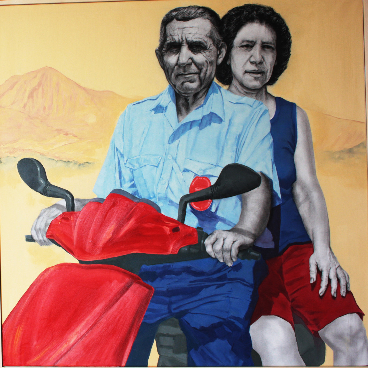 Alonso y María Oleo sobre lienzo 120x100 cm