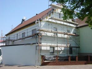 Fassadenanstrich und Wärmedämmung