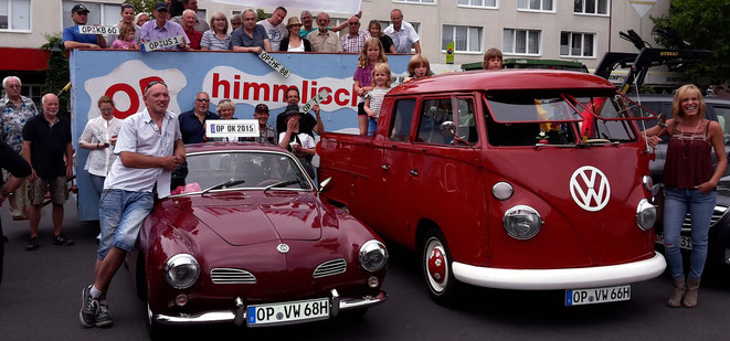 Marktplatz Opladen   OP Kennzeichen Oldtimer