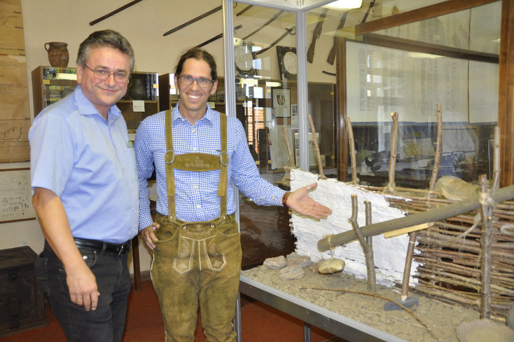 2015: Bürgermeister Alfred Kridlo, Kustos Martin Stohl