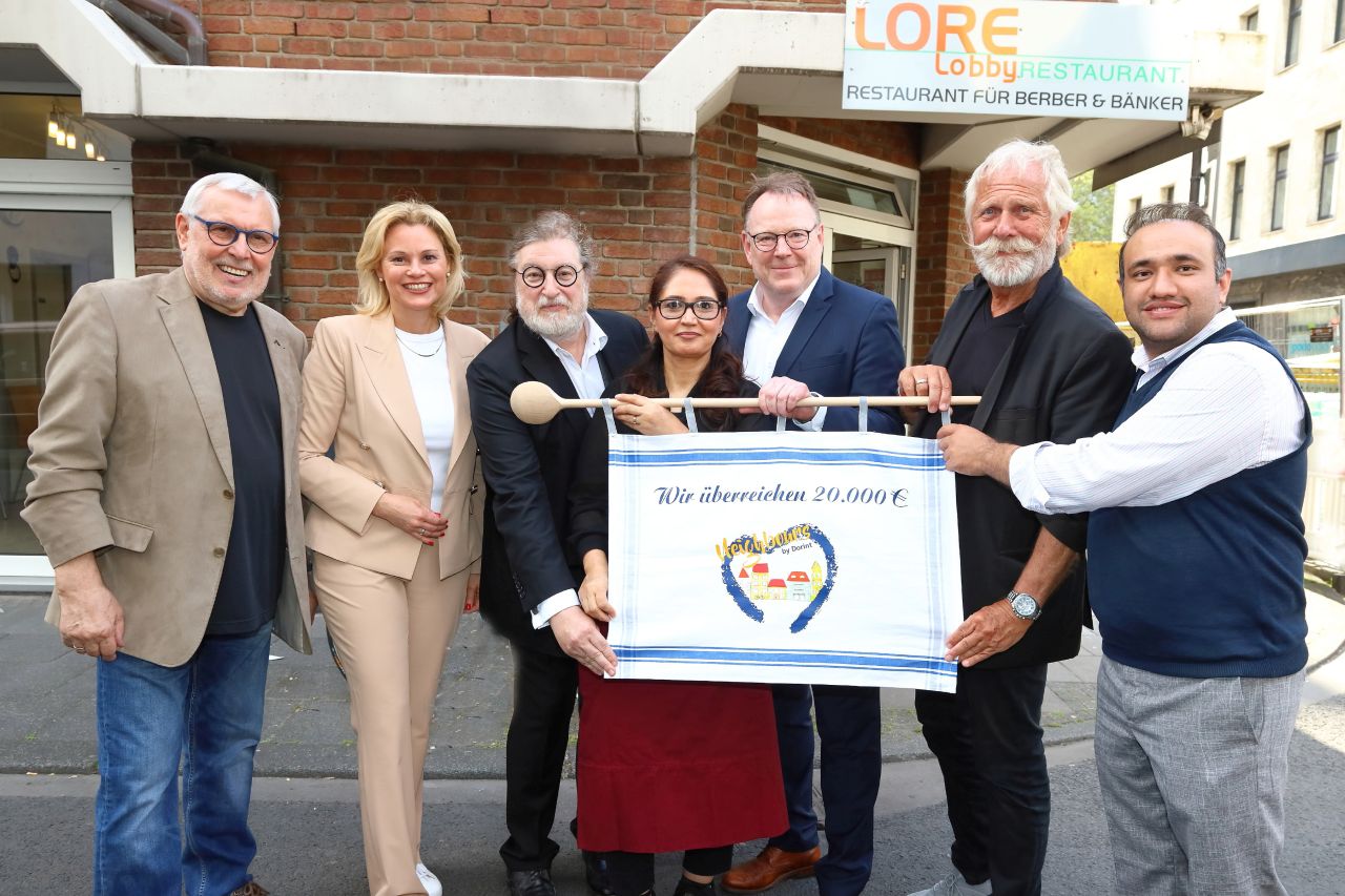 Dorint-Stiftung spendet 20.000 Euro an Kölner Obdachlosenrestaurant LORE 
