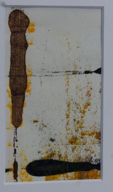 011, Acryl auf Karton, 6,9 x11,5 innen, 30x40 aussen, 180 € gerahmt