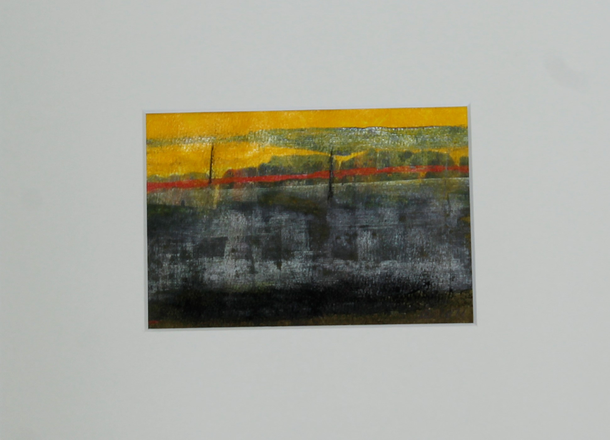Acryl auf Papier, 24x18 aussen, 13x9 innen, 2021