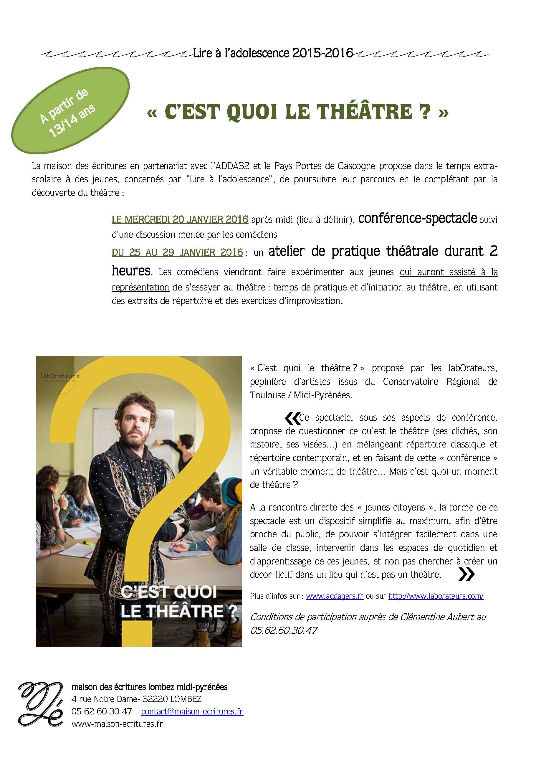 Rencontres, mais pas officiel