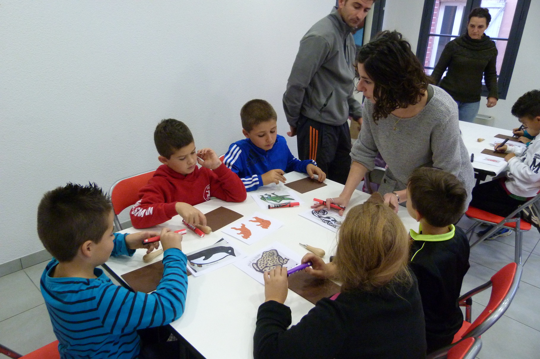 atelier de linogravure