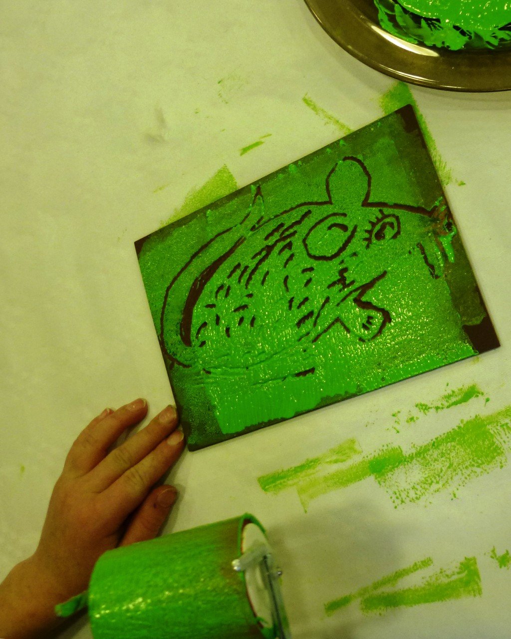 atelier de linogravure