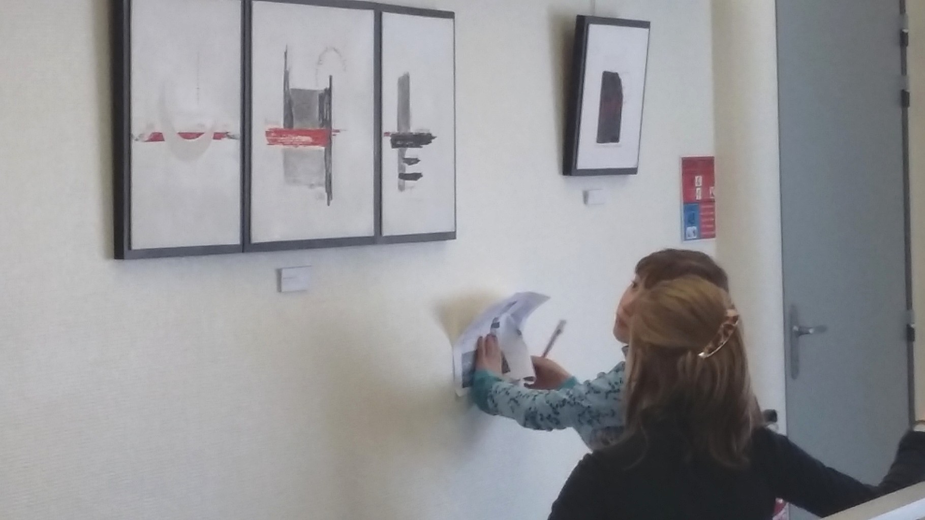 découverte de l'exposition de Patrick Cutté