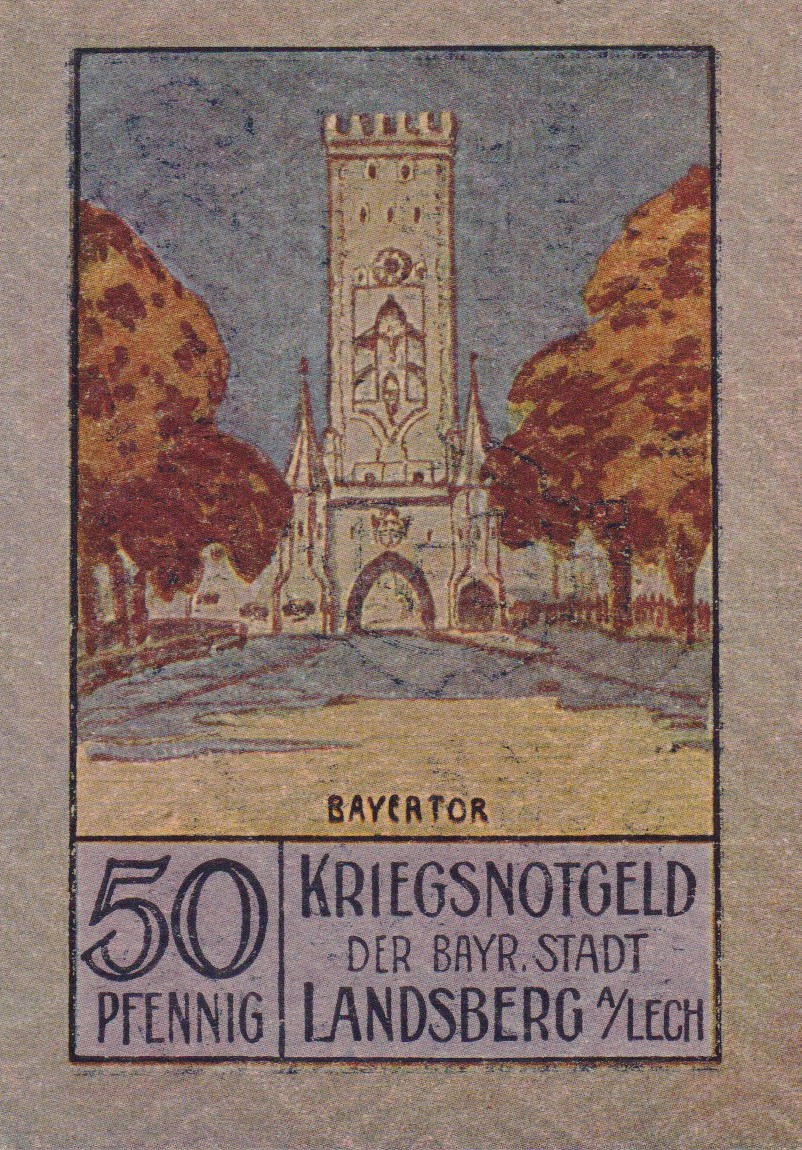 "50 Pfg. Notgeldschein von 1918"- fotografiert von Rainer Thurner, 28.03.2025