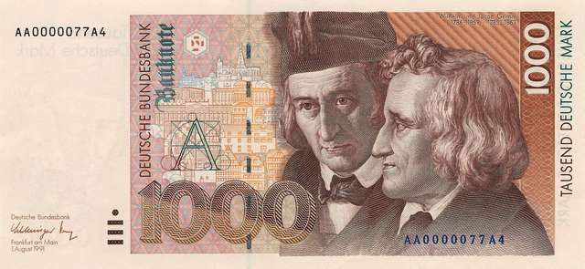 banknote-for-thousand-german-marks