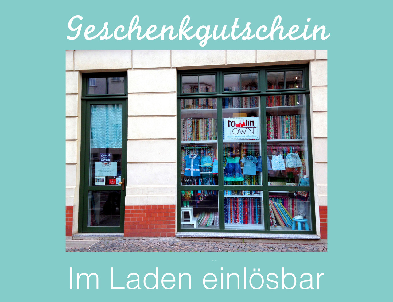 LADEN GUTSCHEIN STORE VOUCHER toddlintown bio kids fashion