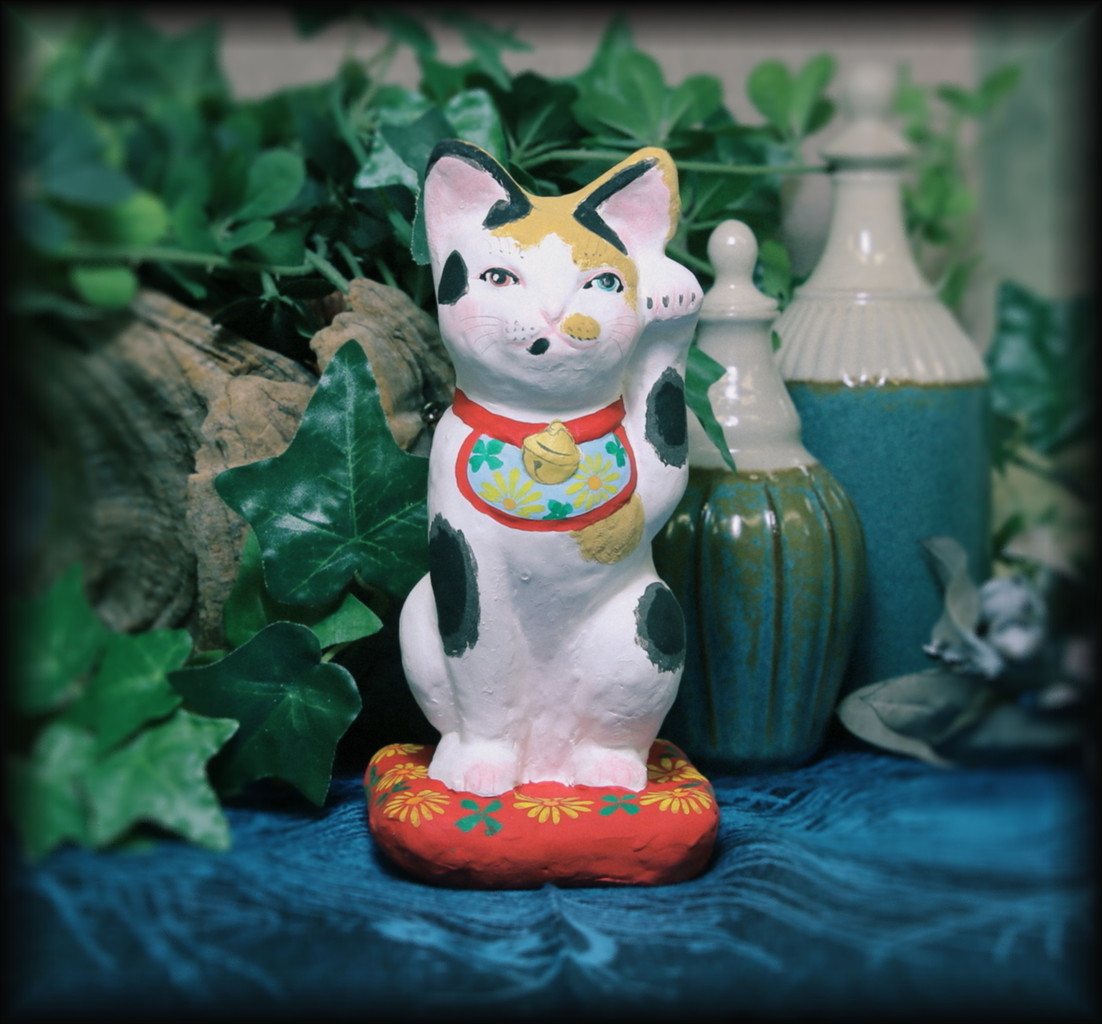 ☆招き猫〈注文〉 - 西原陽平(日本画家) 絵画教室西原 広島
