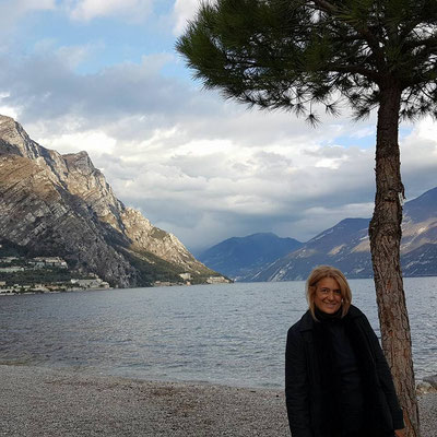 Gabriela Marinelli en el Lago di Garda