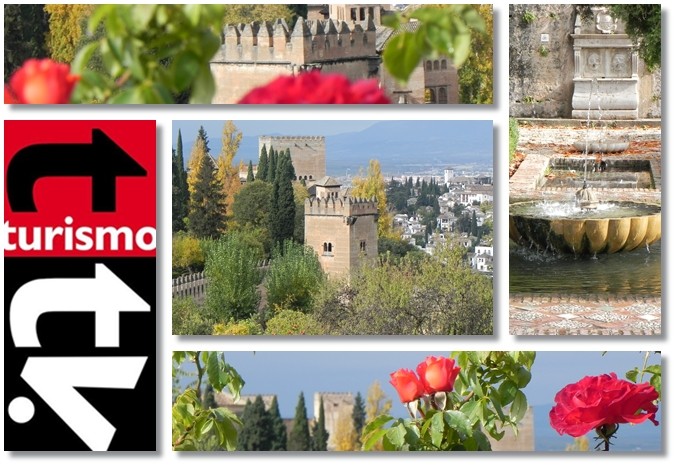 Turismo Tv en La Alhambra. Turismo Tv, televisión turística en España.