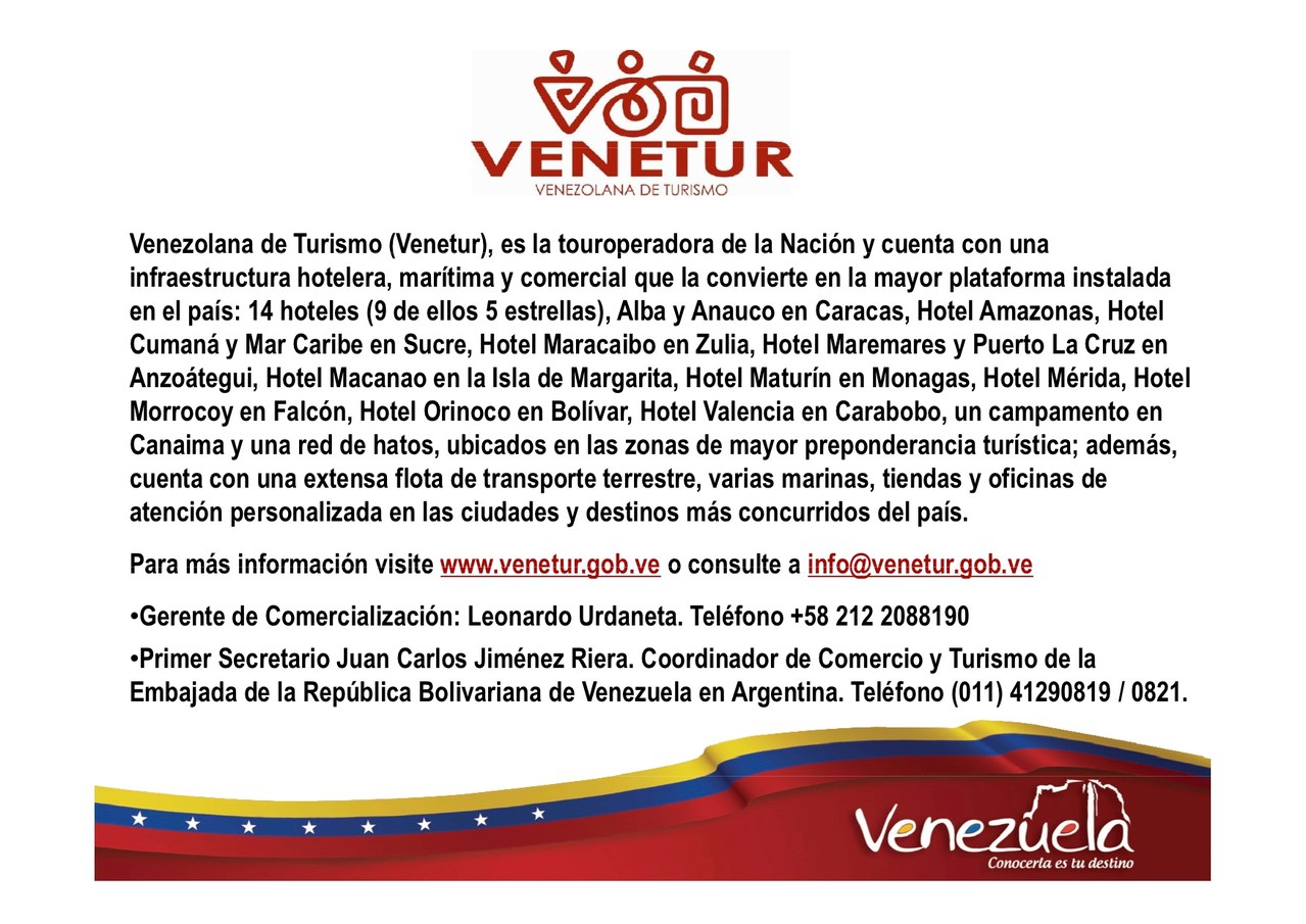 Informes de Turismo en Venezuela