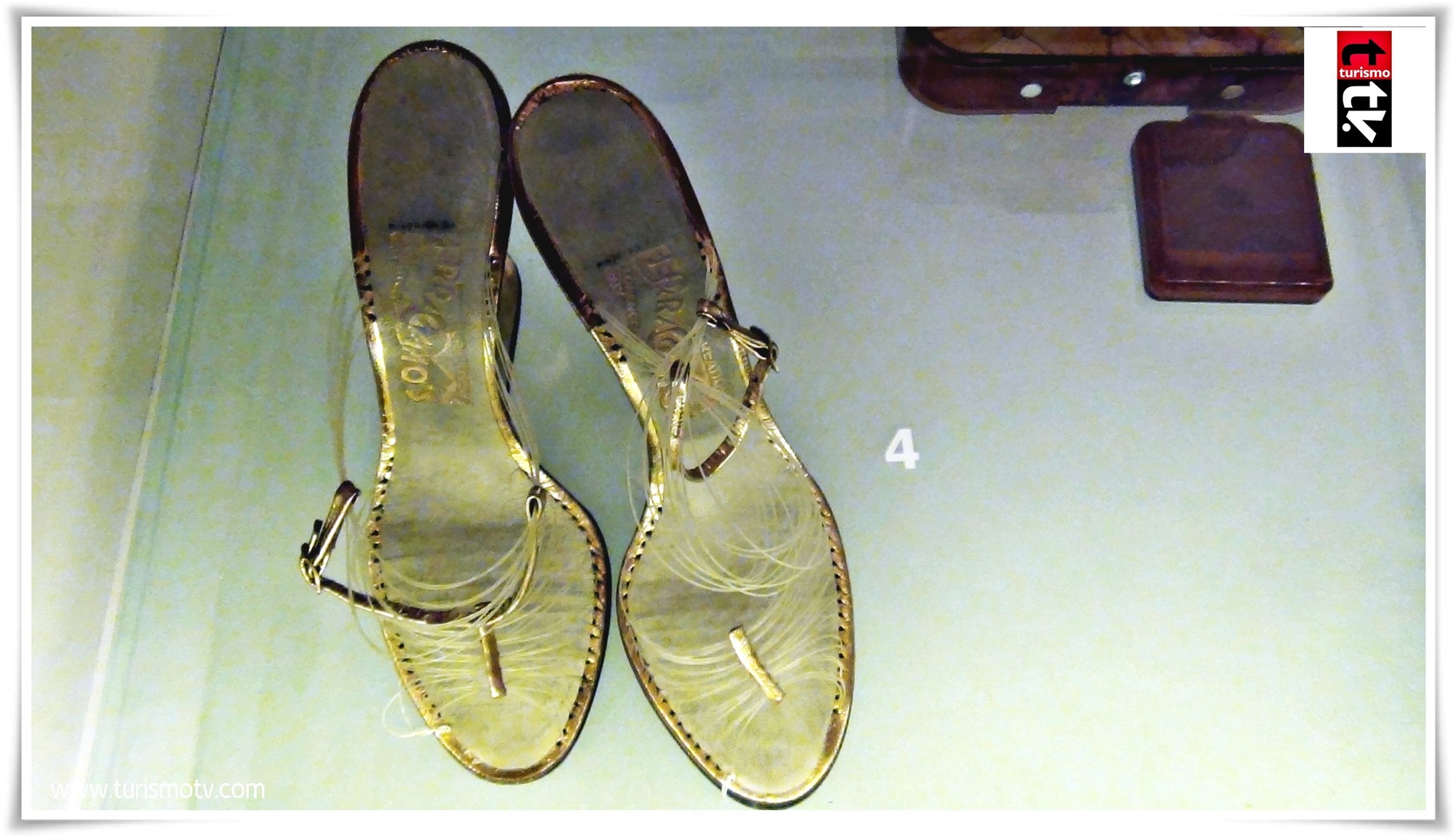 Eva Peron Evita zapatos dorados