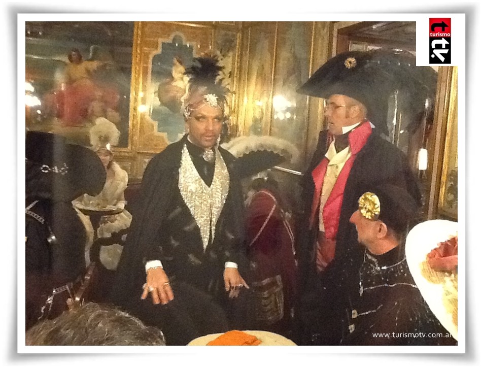 Noches de Carnaval en el café Florian de Venecia