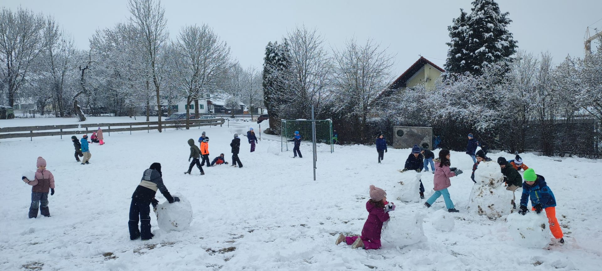 Riesenspaß in der Schneepause