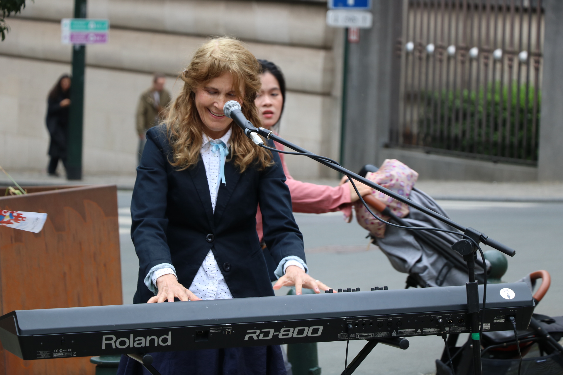 Une artiste de rue…