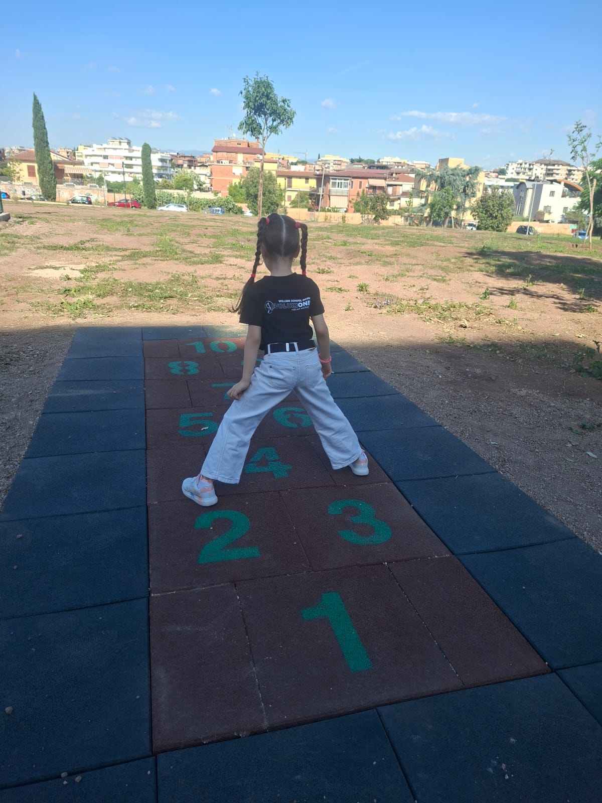 Ci si rilassa giocando un po' a Campana!! :)