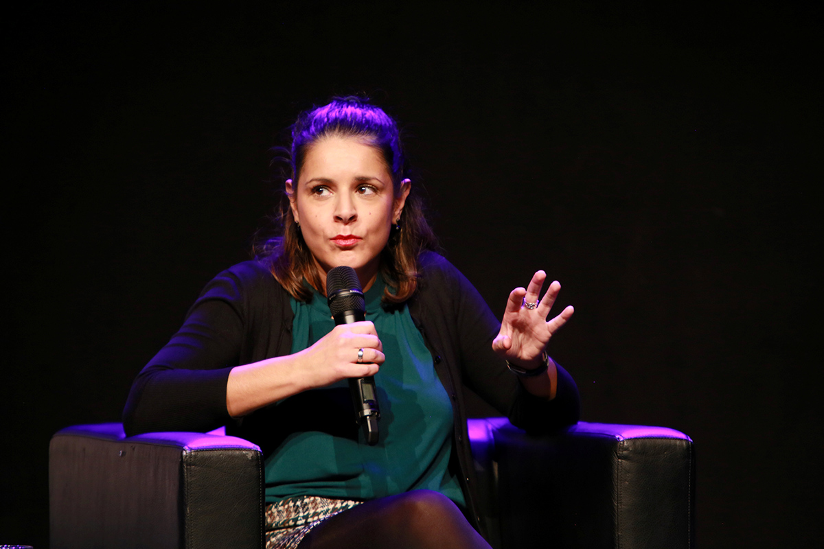 "Künstliche Intelligenz - Konkurrenz oder Unterstützung menschlicher Kreativität?", 2019, Komponistin Dr. Konstantina Orlandatou, Hochschule für Musik und Theater Hamburg, Foto: Florian Büh