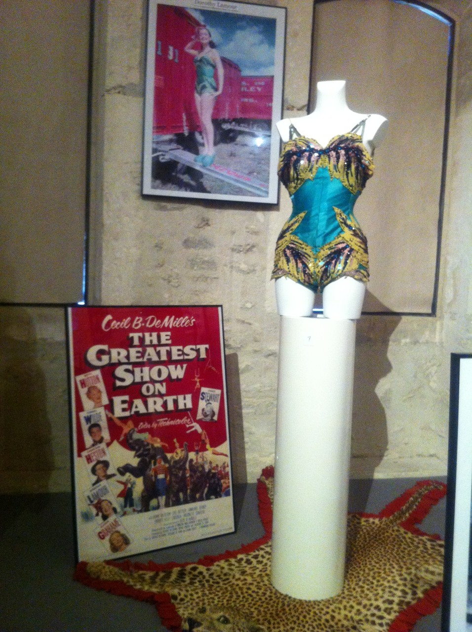 Justaucorps porté par DOROTHY LAMOUR dans THE GREATEST SHOW ON EARTH 1952